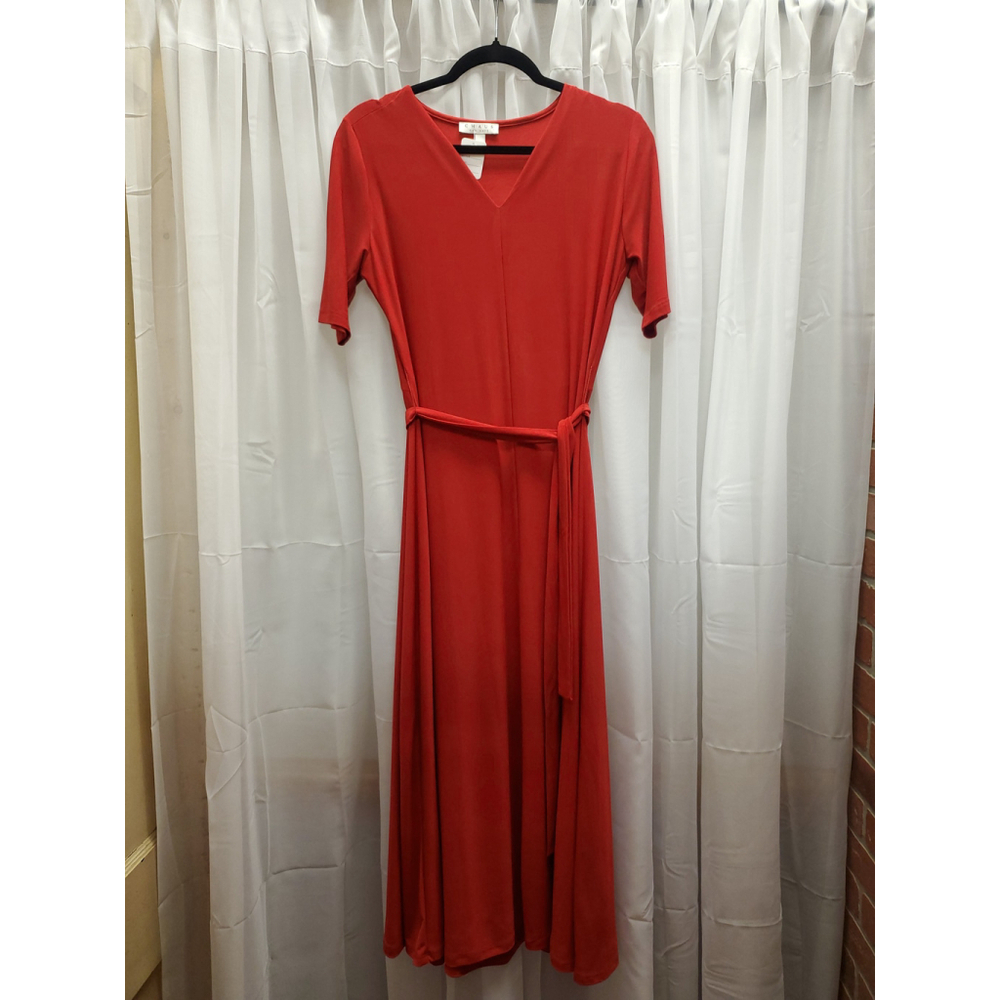 Chaus New York Red Midi Dress. Size M. RS 87